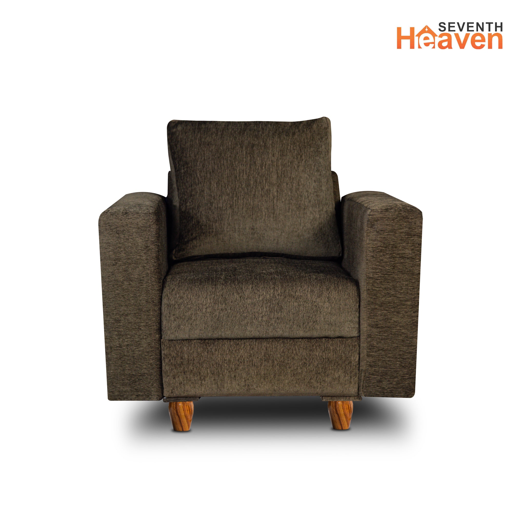 Rio 1 Seater Sofa- ( Premium Molfino Fabric- Green )