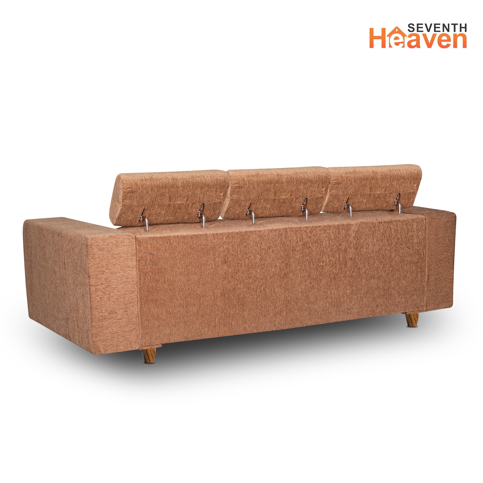 Berlin (3+1+1) Seater Sofa- ( Premium Molfino Fabric- Beige )
