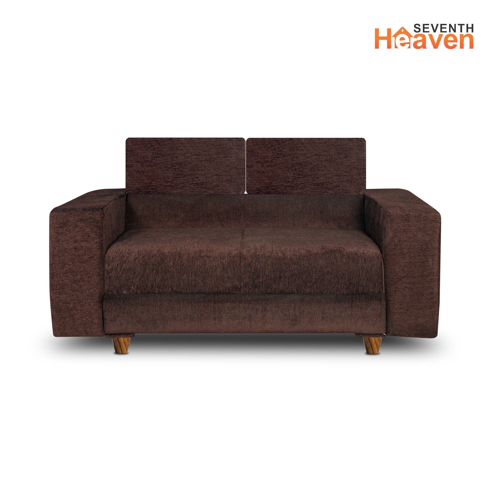 Berlin (3+2) Seater Sofa Right Corner- ( Premium Molfino Fabric- Brown )