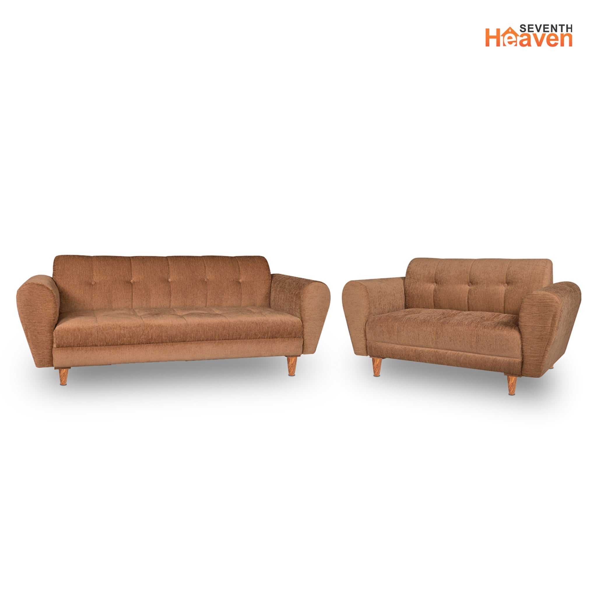Milan (3+2) Seater Sofa - ( Premium Molfino Fabric- Beige )