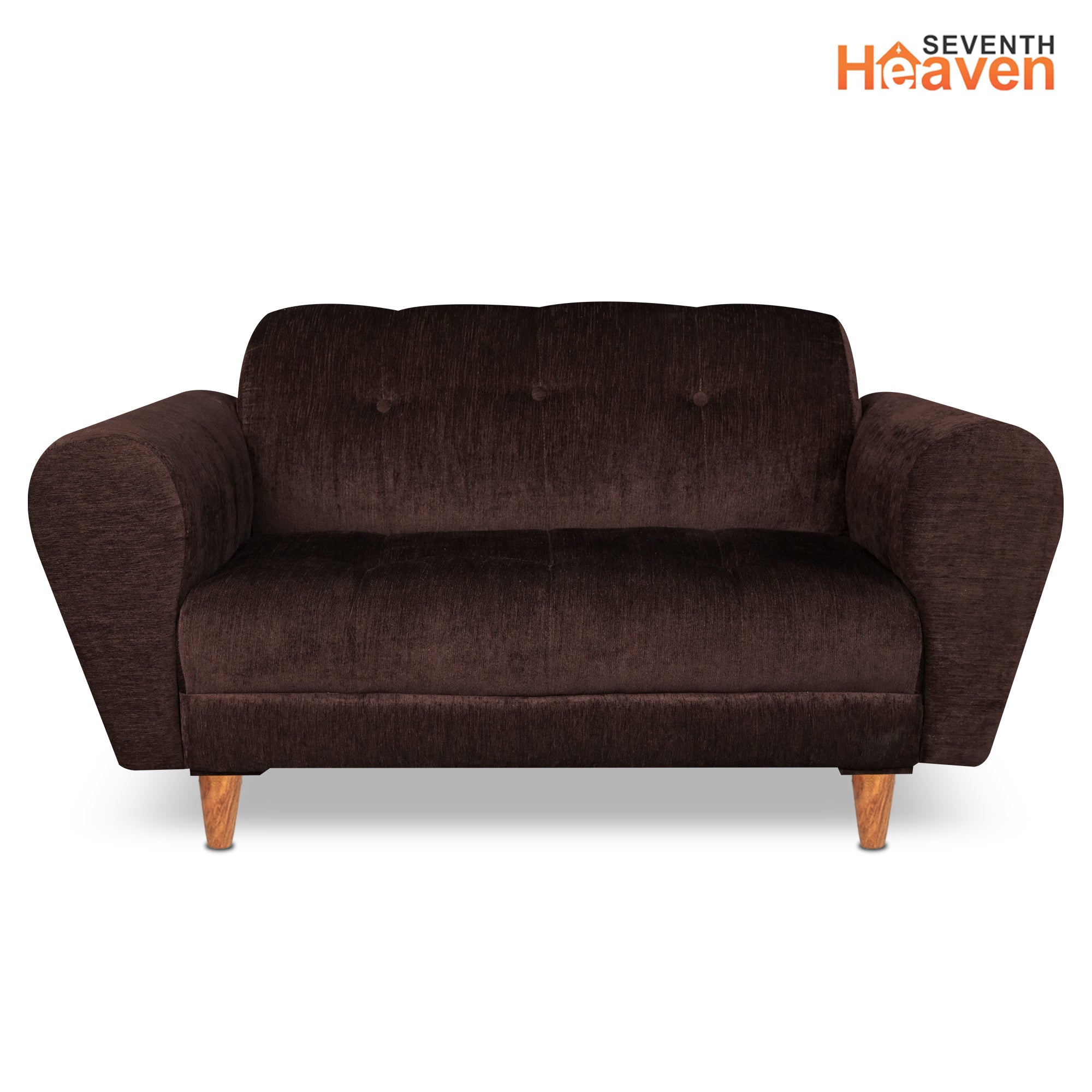 Milan (3+2) Seater Sofa - ( Premium Molfino Fabric- Brown )