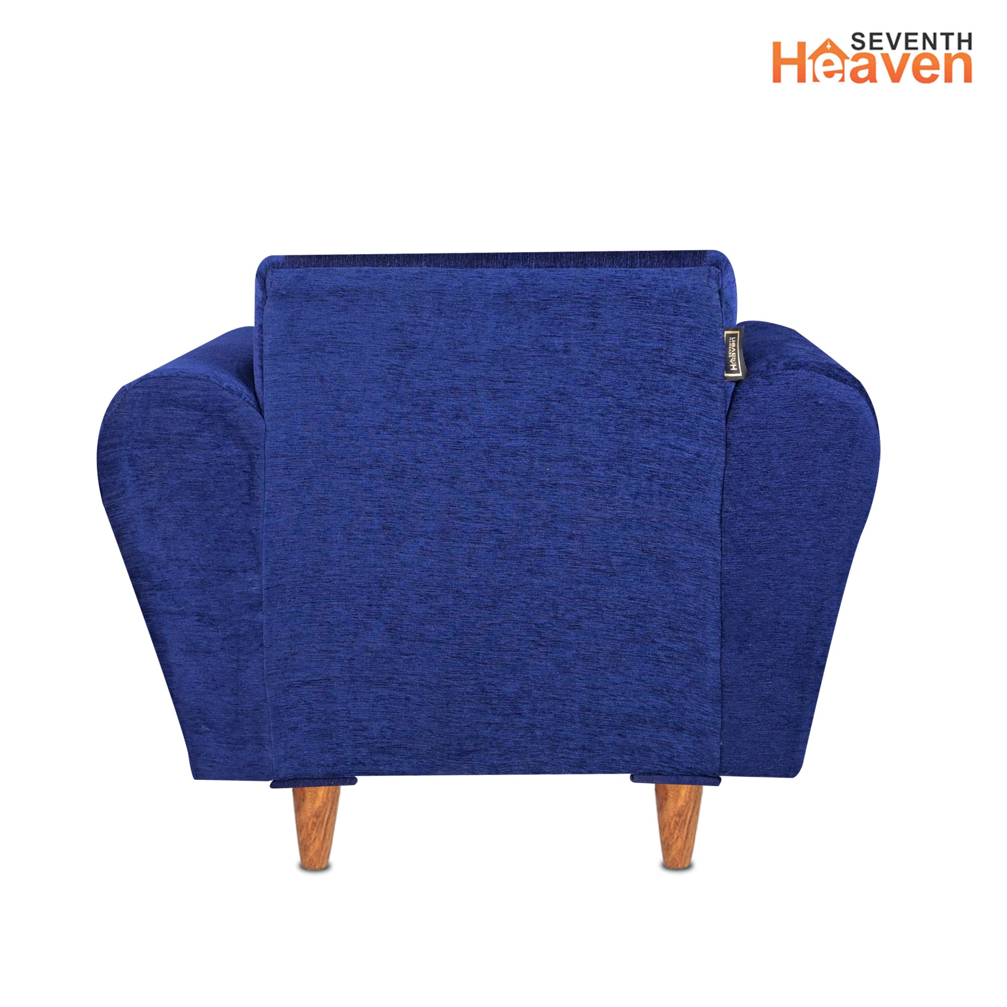 Milan (3+1+1) Seater Sofa - ( Premium Molfino Fabric-  Blue )