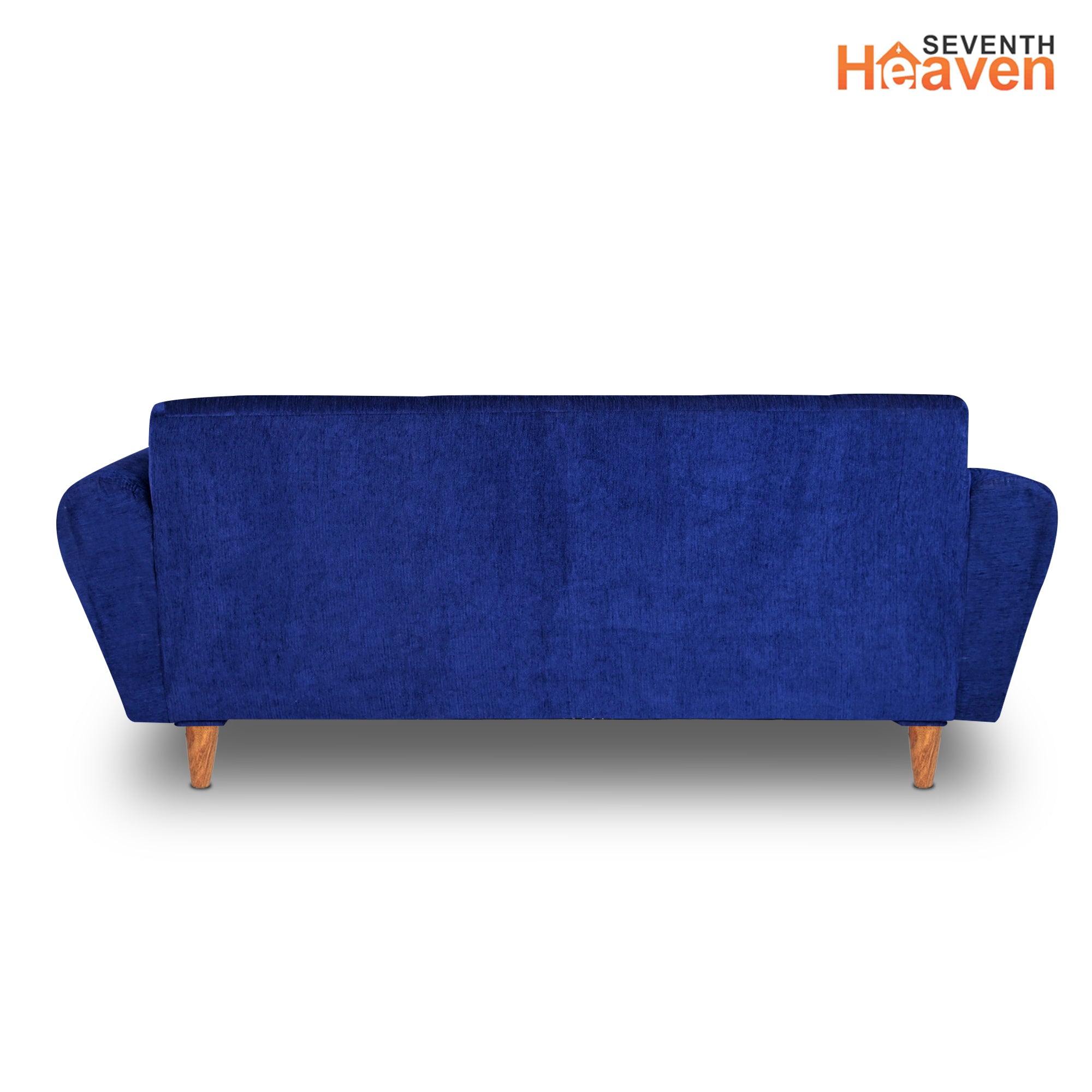 Milan (3+1+1) Seater Sofa - ( Premium Molfino Fabric-  Blue )