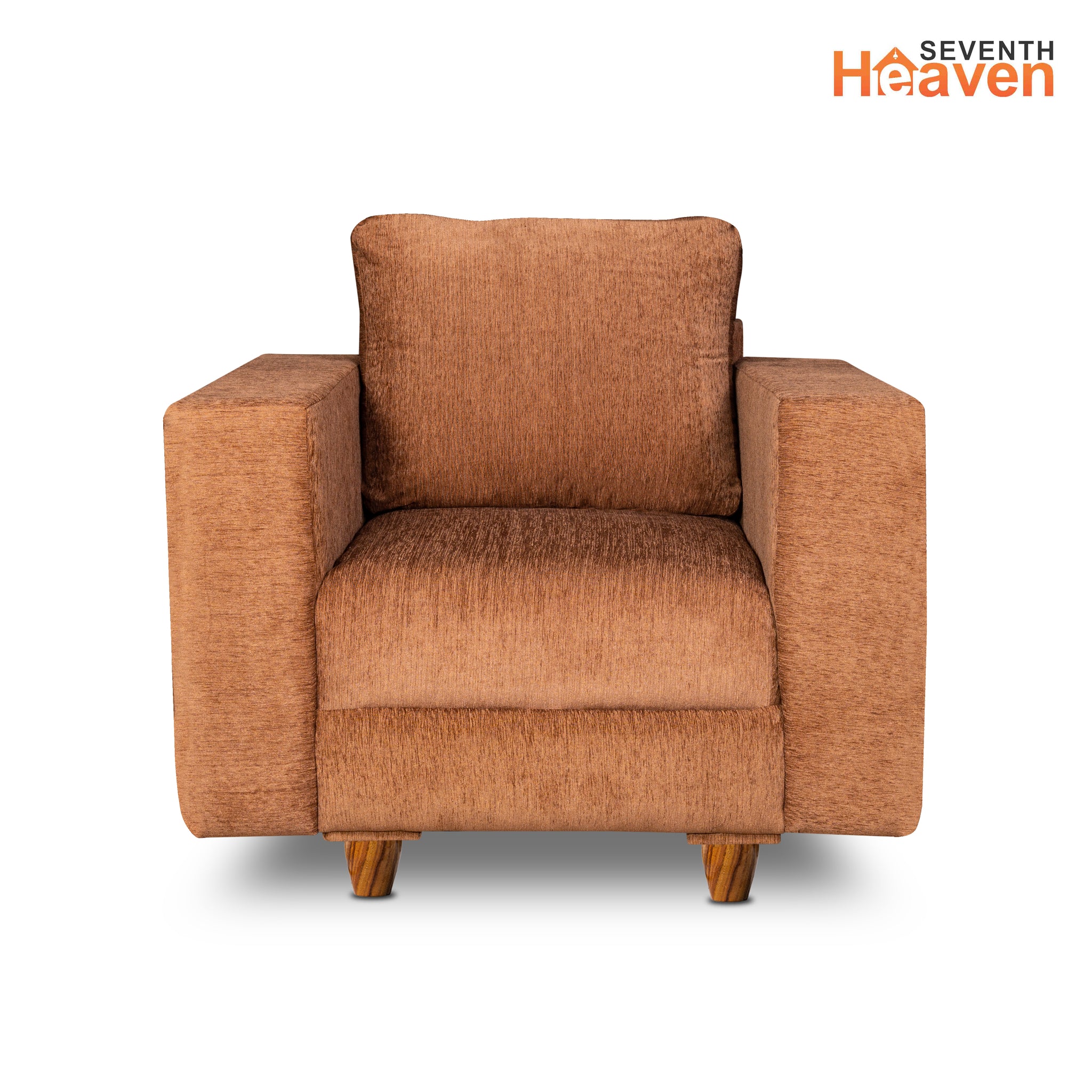 Rio 5 Seater Sofa- (3+1+1) ( Premium Molfino Fabric- Beige )