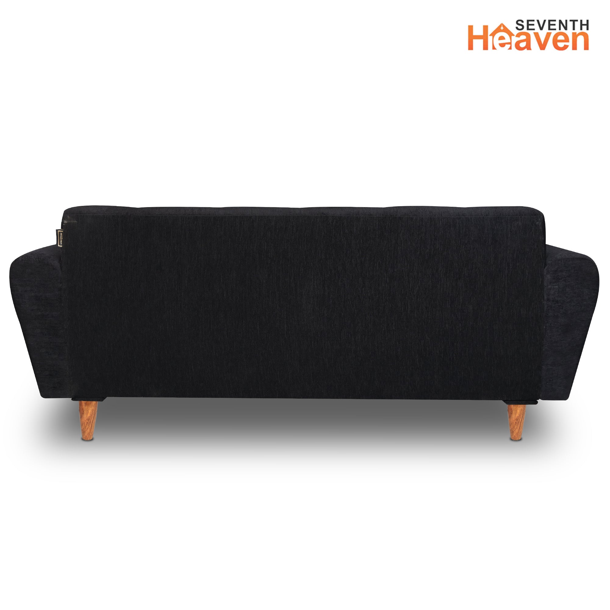 Milan (3+2) Seater Sofa - ( Premium Molfino Fabric- Black )