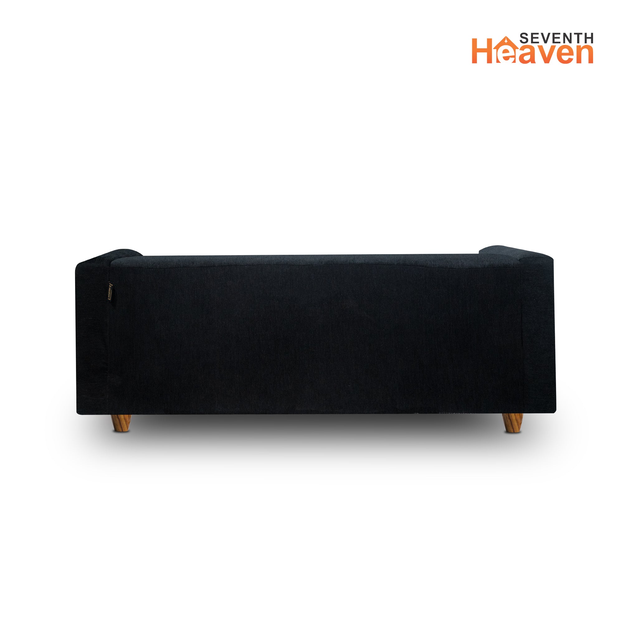 Tokyo 3 Seater Sofa - ( Premium Molfino Fabric- Black )