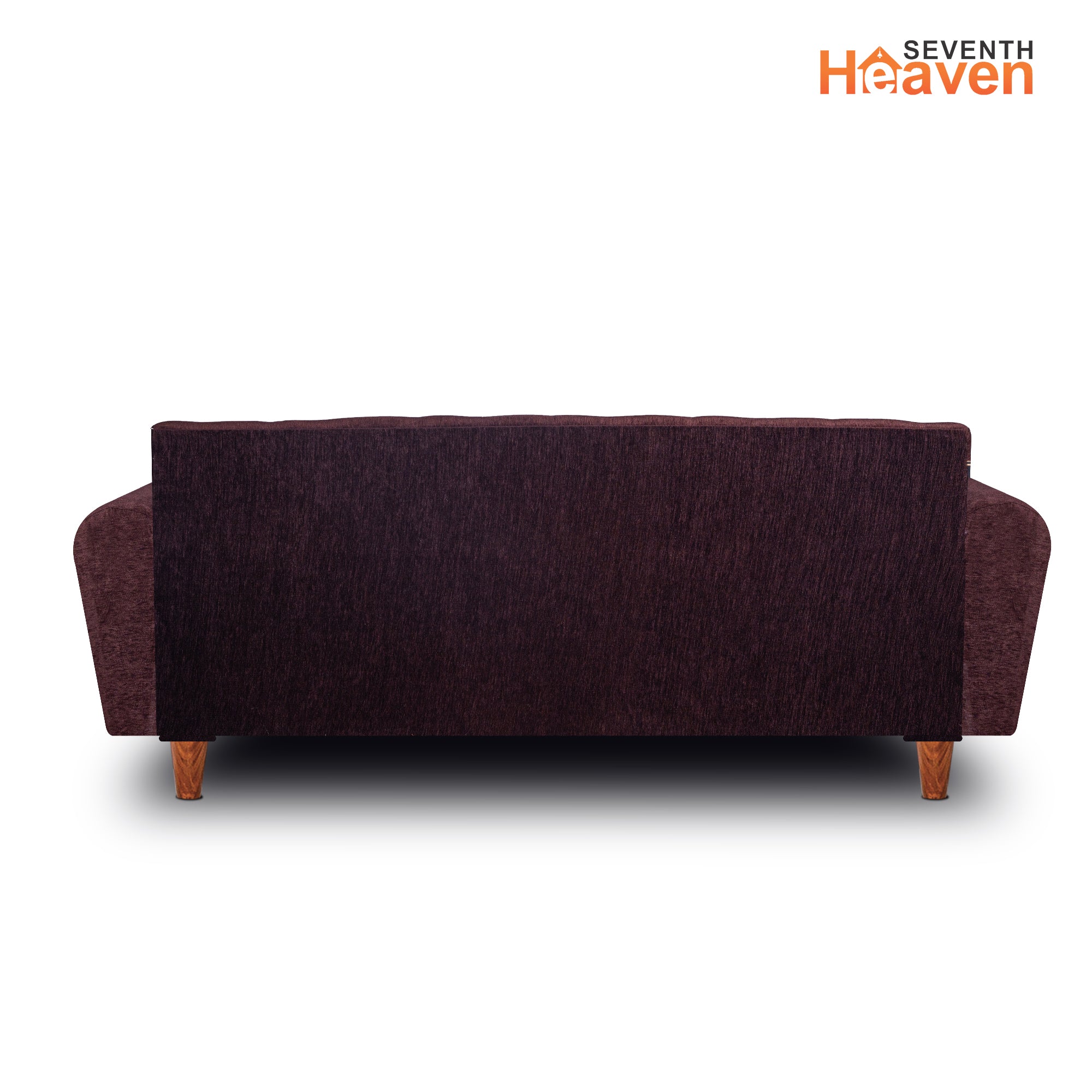 Milan 4 Seater with Ottoman- ( Premium Molfino Fabric- Brown )