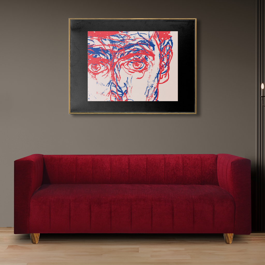 Tokyo 3 Seater Sofa - ( Premium Molfino Fabric- Maroon )