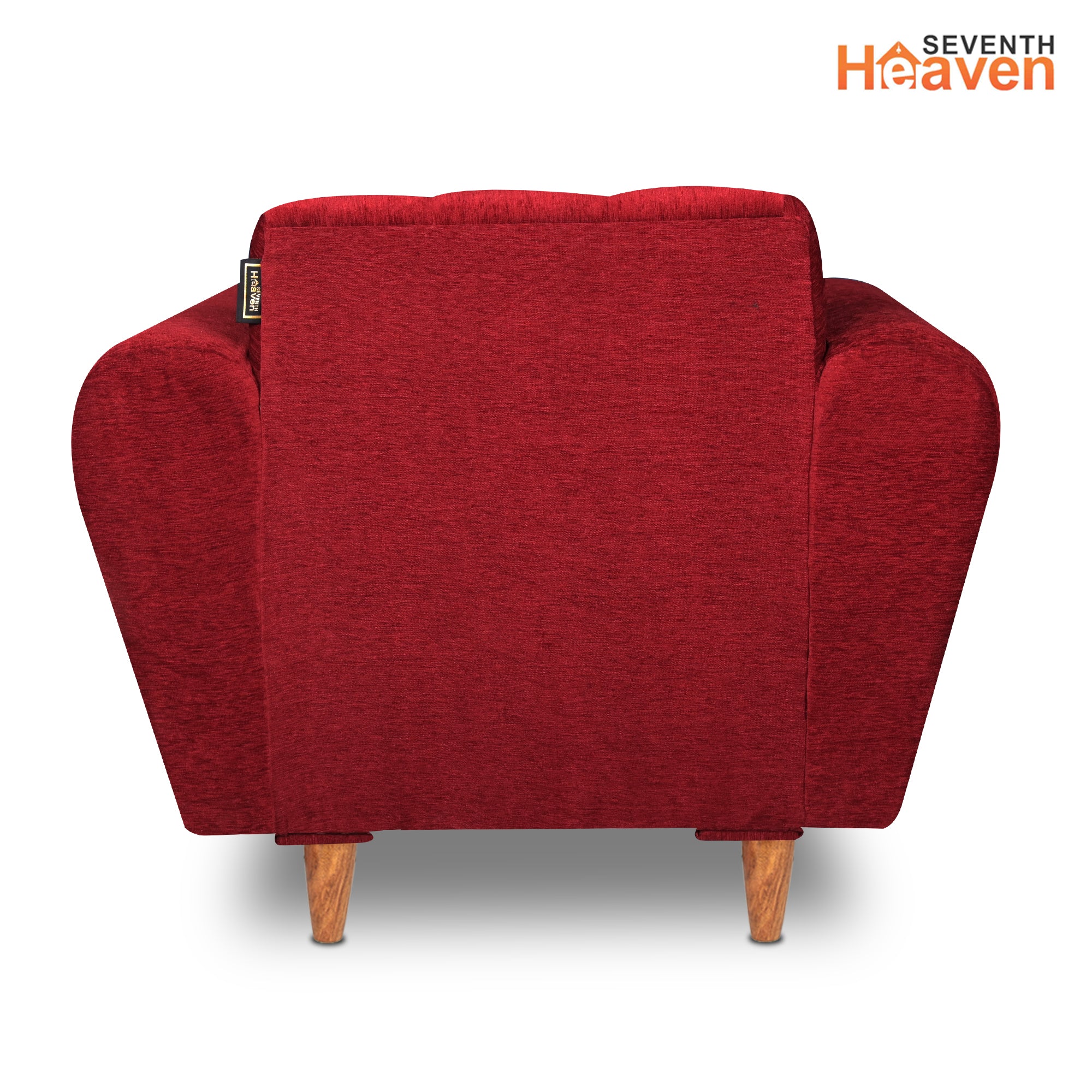 Milan (3+1+1) Seater Sofa - ( Premium Molfino Fabric- Maroon )