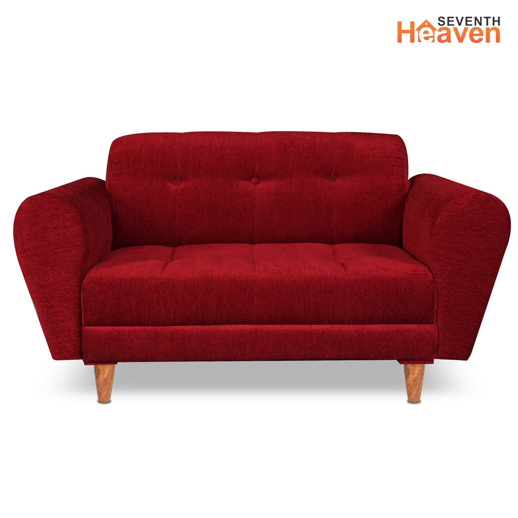 Milan (3+2) Seater Sofa - ( Premium Molfino Fabric- Maroon )