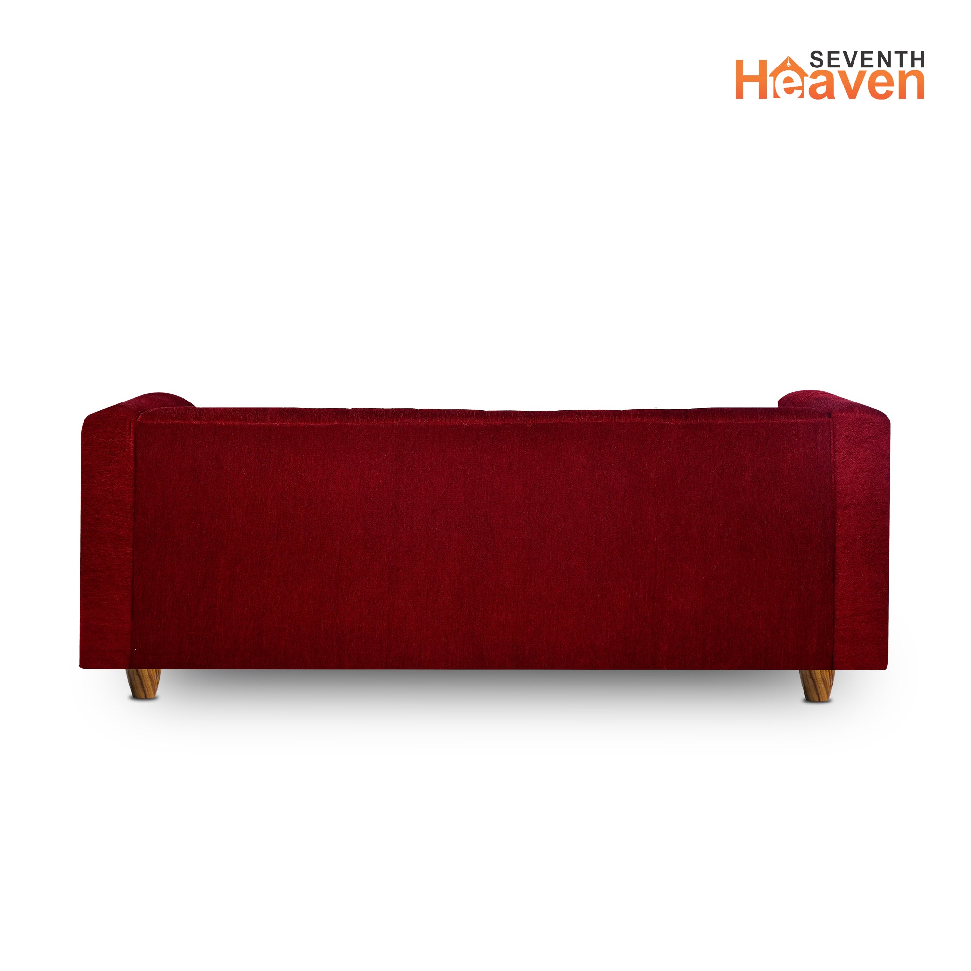 Tokyo 3 Seater Sofa - ( Premium Molfino Fabric- Maroon )