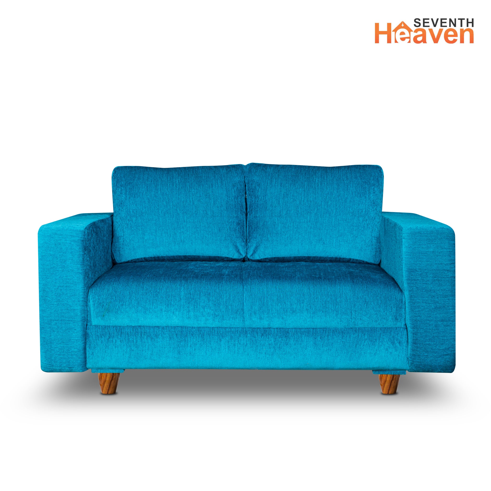 Rio 5 Seater Sofa- (3+2) ( Premium Molfino Fabric- Sky Blue )