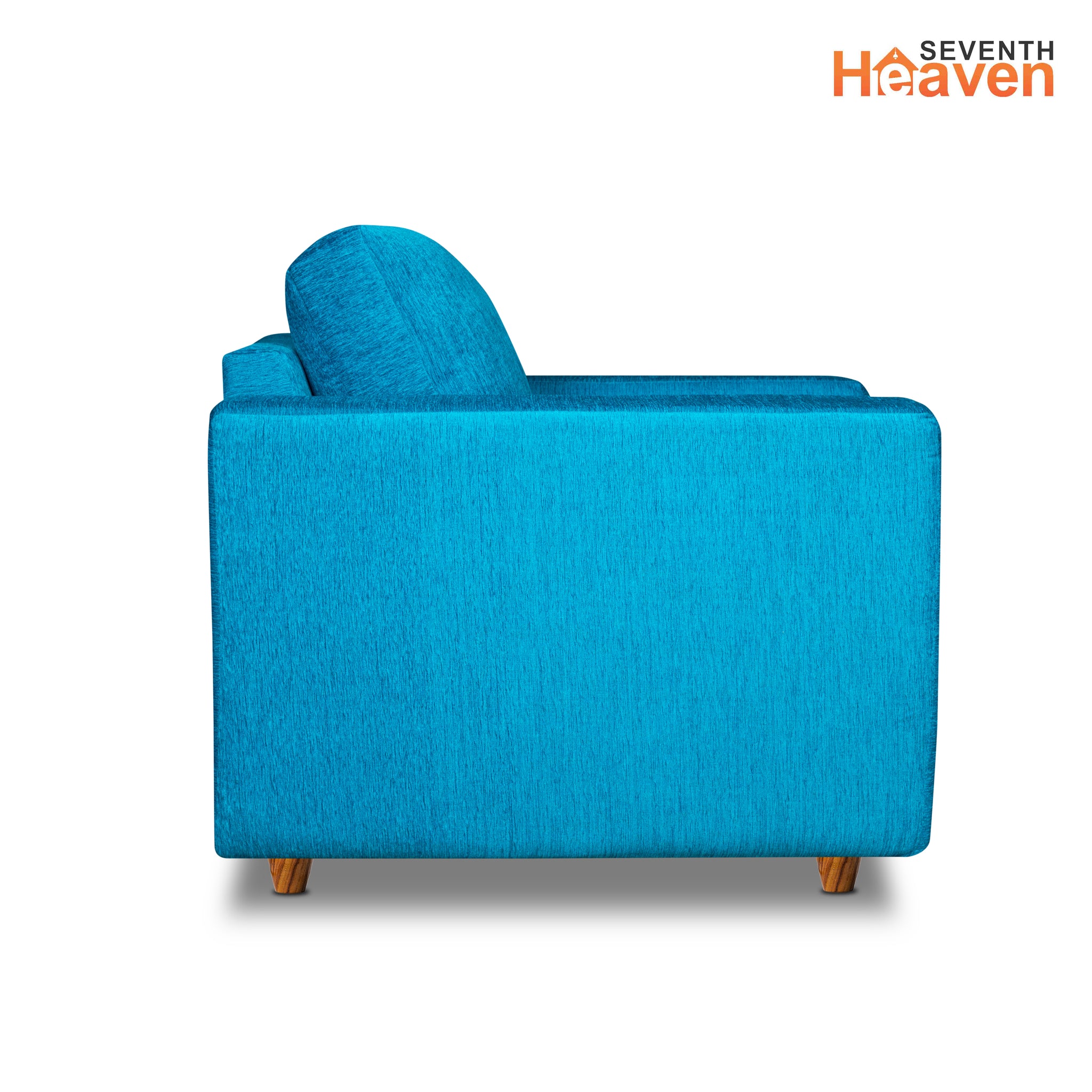 Rio 5 Seater Sofa- (3+2) ( Premium Molfino Fabric- Sky Blue )